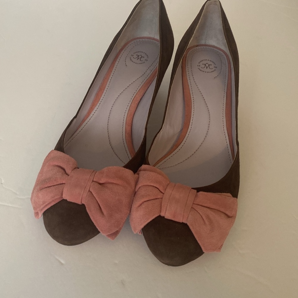 Johnston&Murphy cute little bow pumps size 8M - Picture 14 of 14